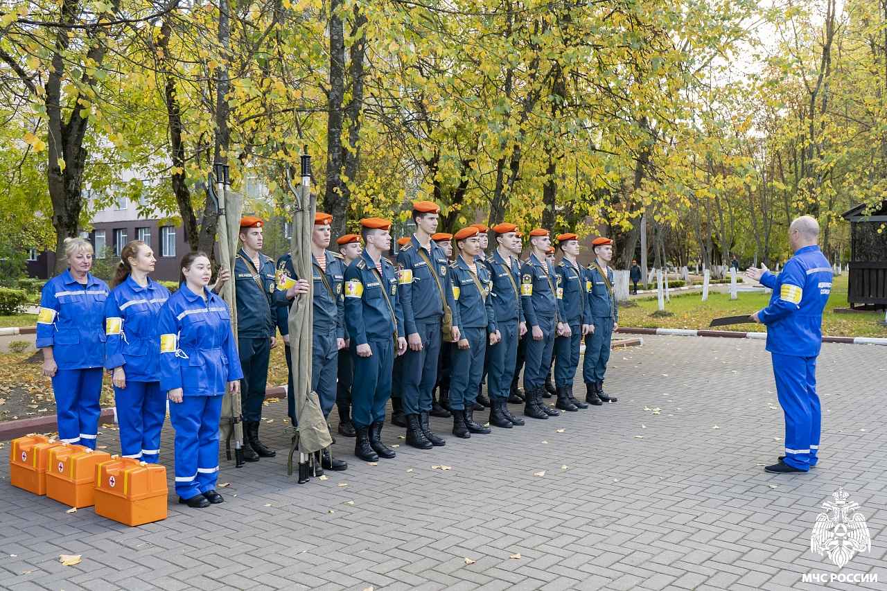 Академия приступила ко второму этапу тренировки по ГО