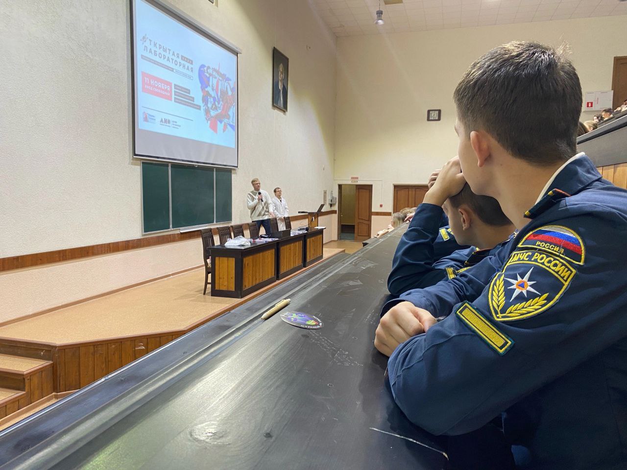 Кадеты Академии приняли участие во Всероссийской научно-просветительской акции