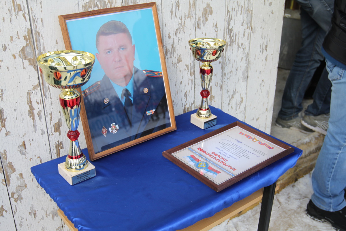 Товарищеский матч по хоккею, посвященный памяти полковника внутренней службы Н.А. Малышкина