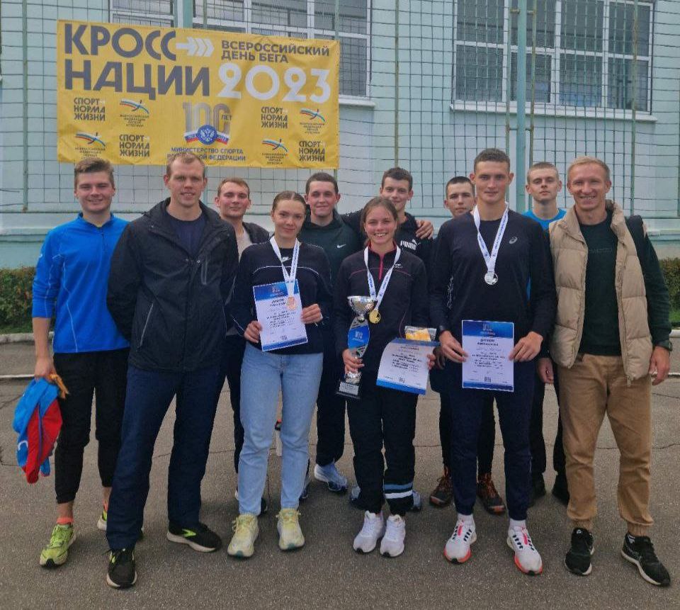 Спортсмены-марафонцы Академии завоевали призовые места в забеге "Кросс Наций -2023"