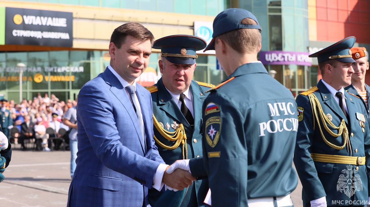 День знаний в Ивановской пожарно-спасательной академии