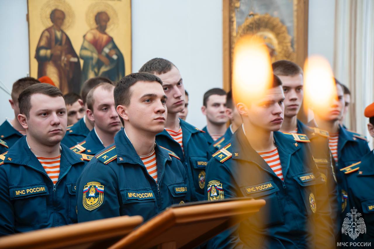 Личный состав Ивановской пожарно-спасательной академии ГПС МЧС России празднует Святую Пасху