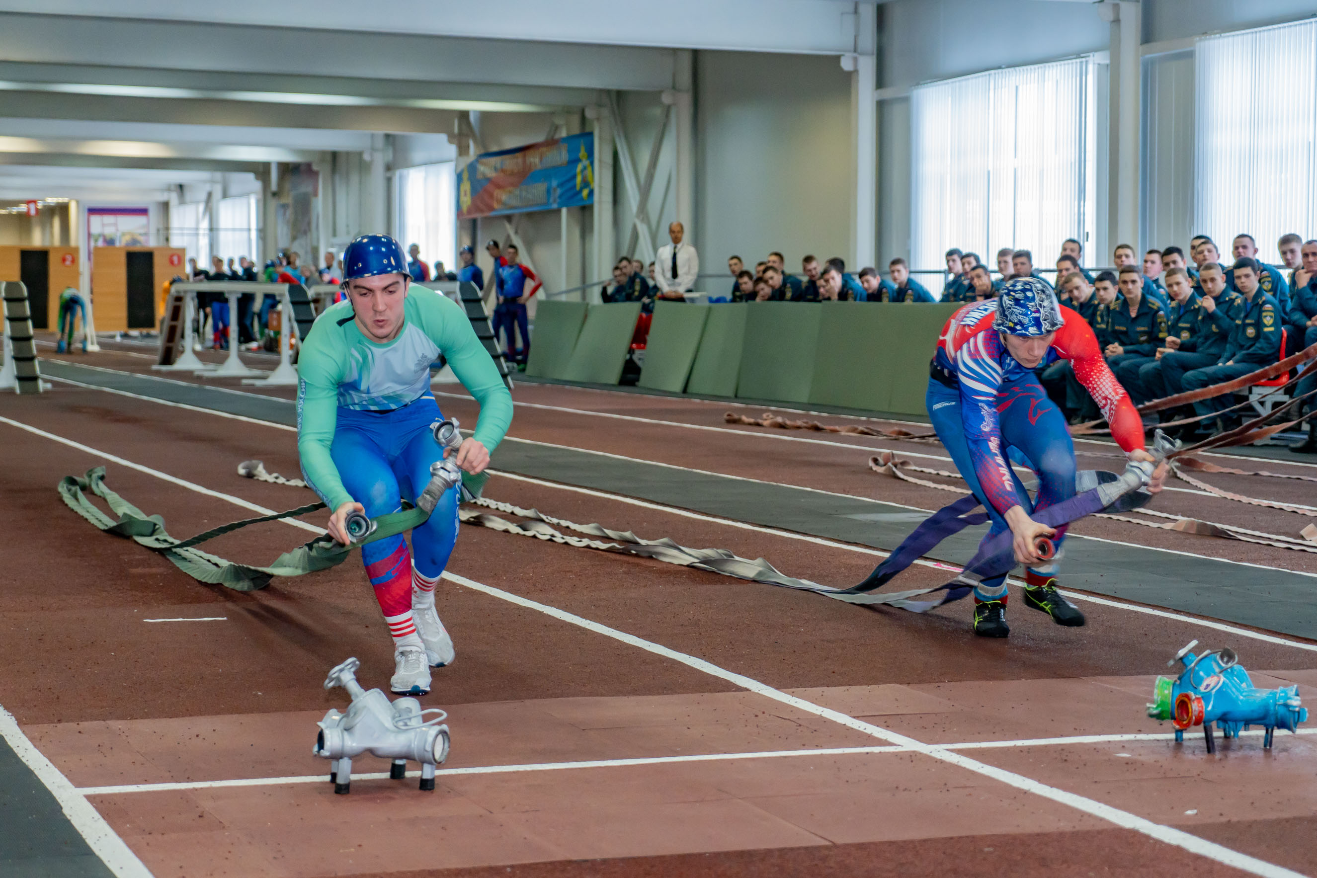 Второй день Всероссийских соревнований МЧС России «Кубок образовательных организаций высшего образования МЧС России» по пожарно-спасательному спорту