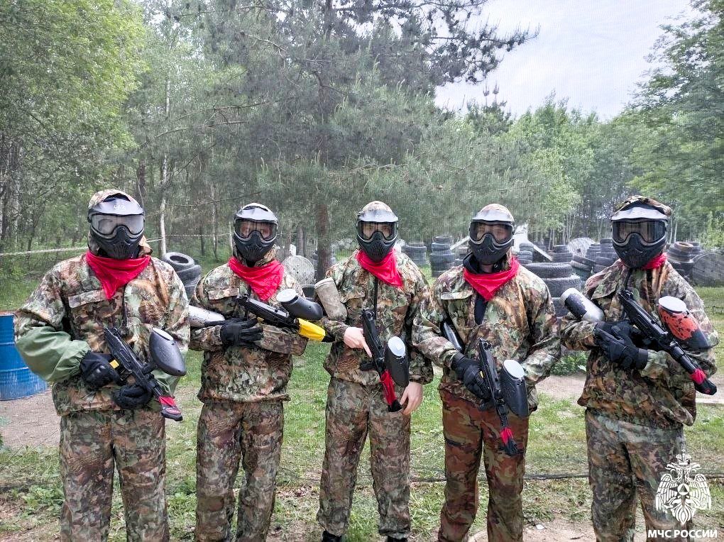  Кадеты одержали победу в соревнованиях по пейнтболу