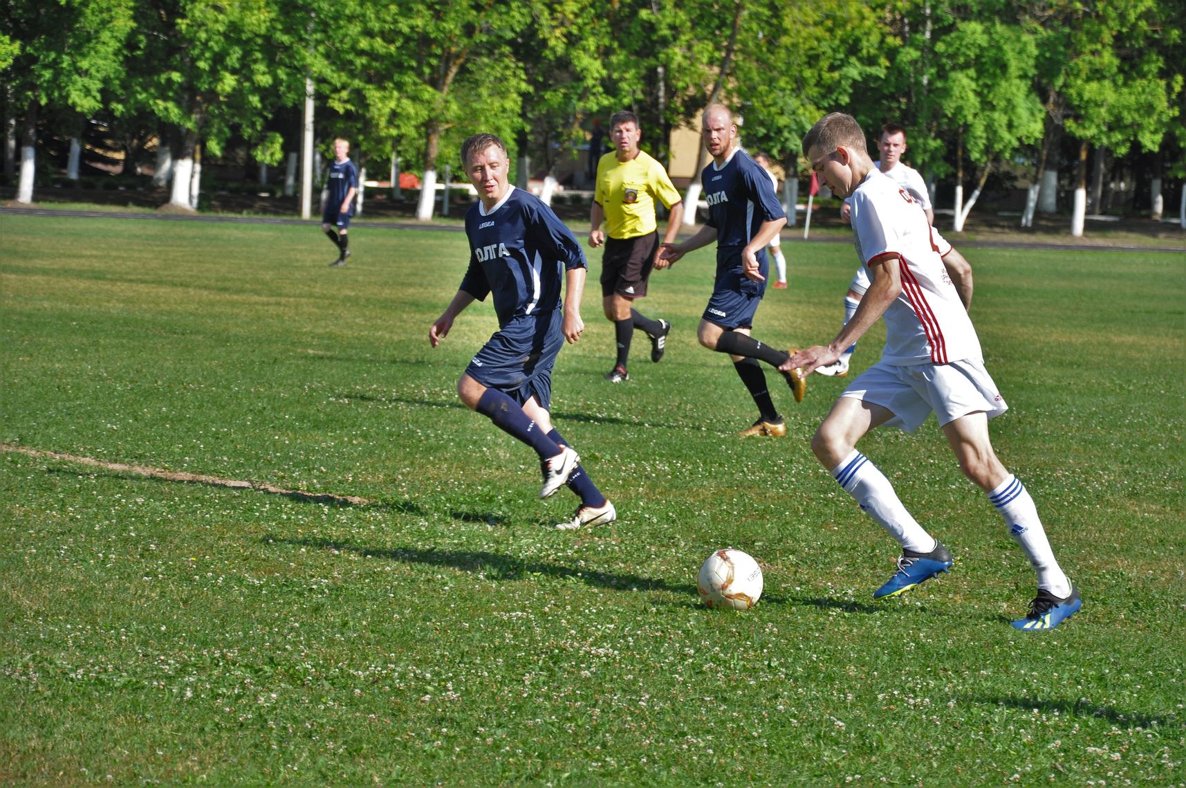 Победители игры IV тура Первенства Ивановской области по футболу.