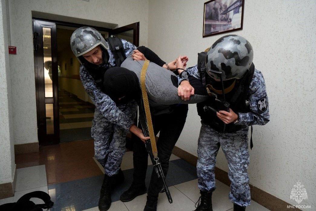 В Академии прошла тренировка по антитеррористической защищённости