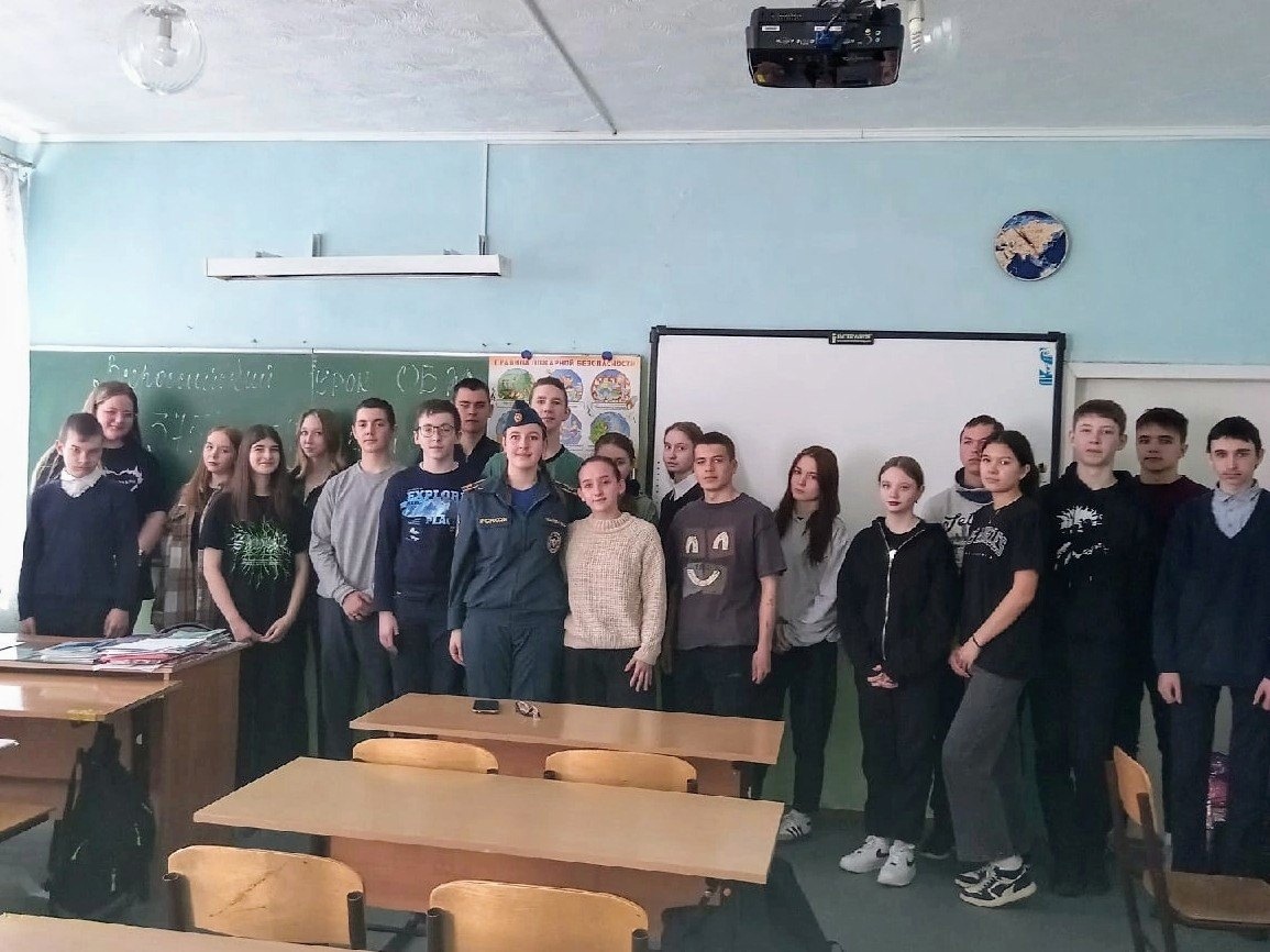 Профориентационная беседа с учащимися Аньковской средней общеобразовательной школы