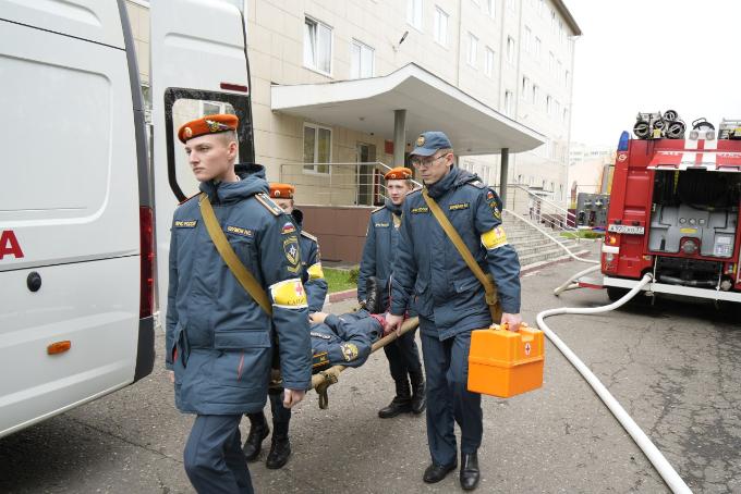 В Академии состоялась штабная тренировка по гражданской обороне