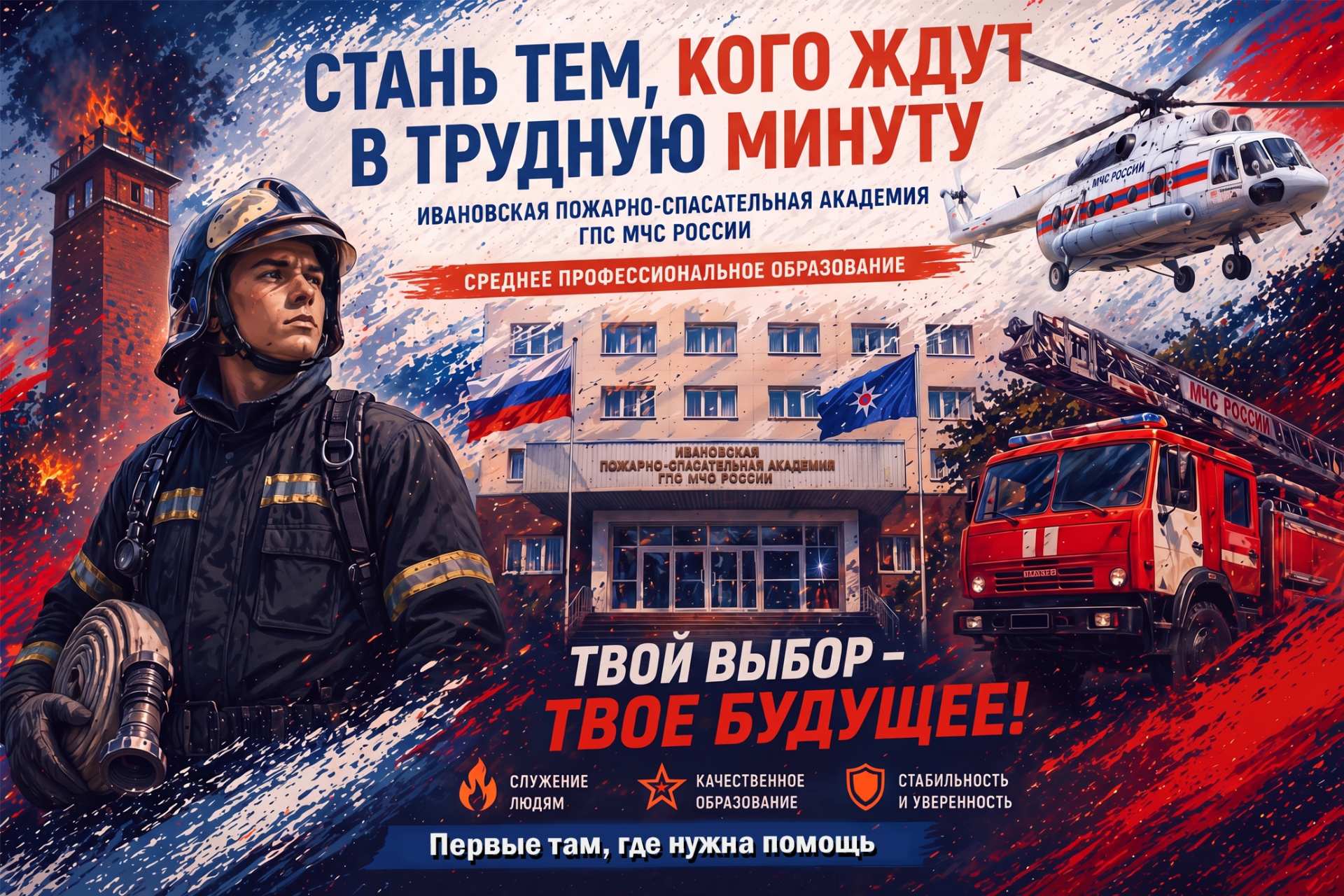 Стань тем, кого ждут в трудную минуту!