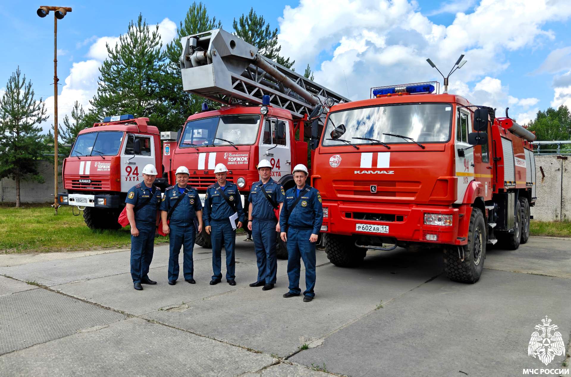 Наука против огня: в Республике Коми прошли учения по ликвидации техногенных пожаров