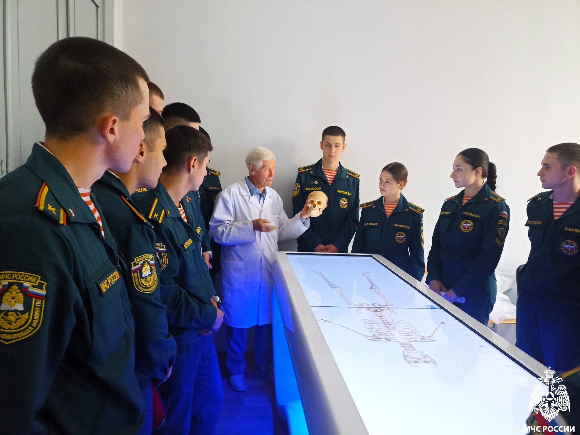 В рамках межвузовского сотрудничества курсанты академии посетили кафедру анатомии Ивановского ГМУ